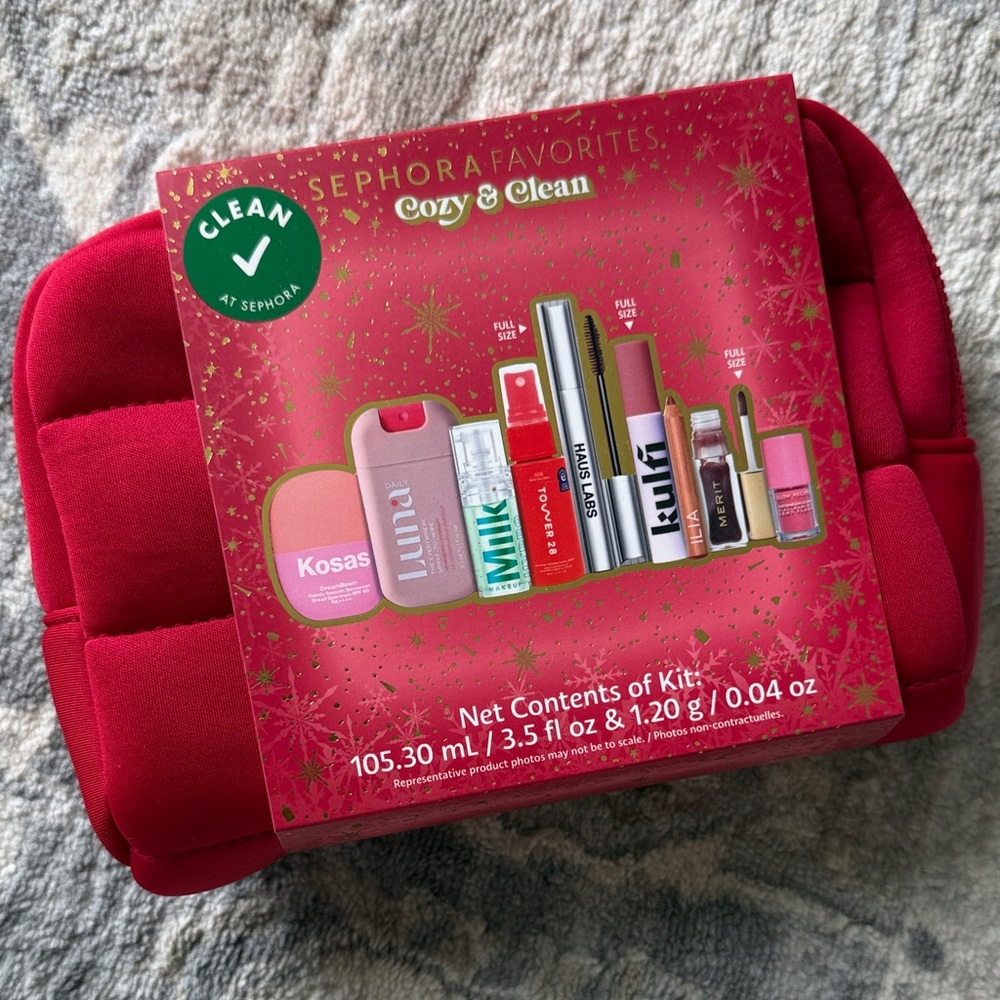 Sephora Favorites Cozy & Clean set, BNWT